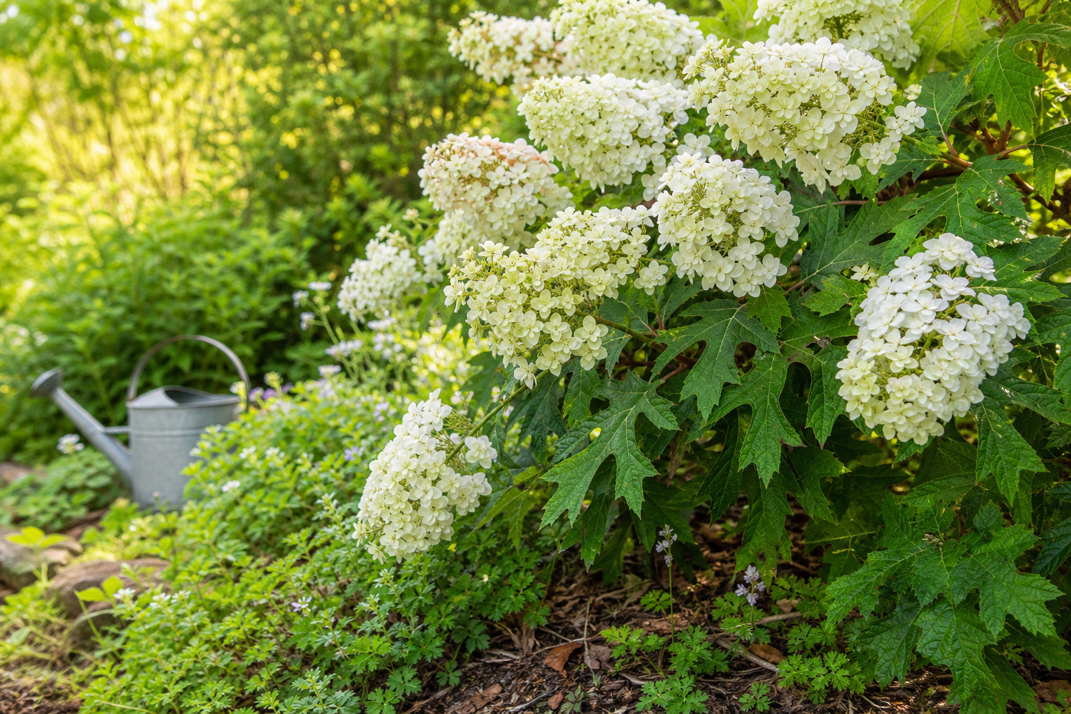 Hydrangea quercifolia : planter, tailler et entretenir l’hortensia à feuilles de chêne