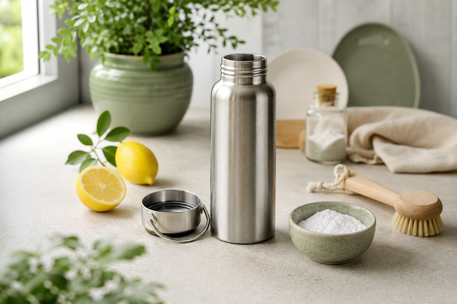 Nettoyer une gourde en inox : la méthode simple pour éviter les odeurs