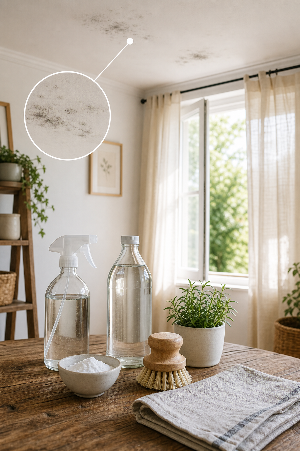Plafond moisissures : que faire pour assainir sans paniquer ?