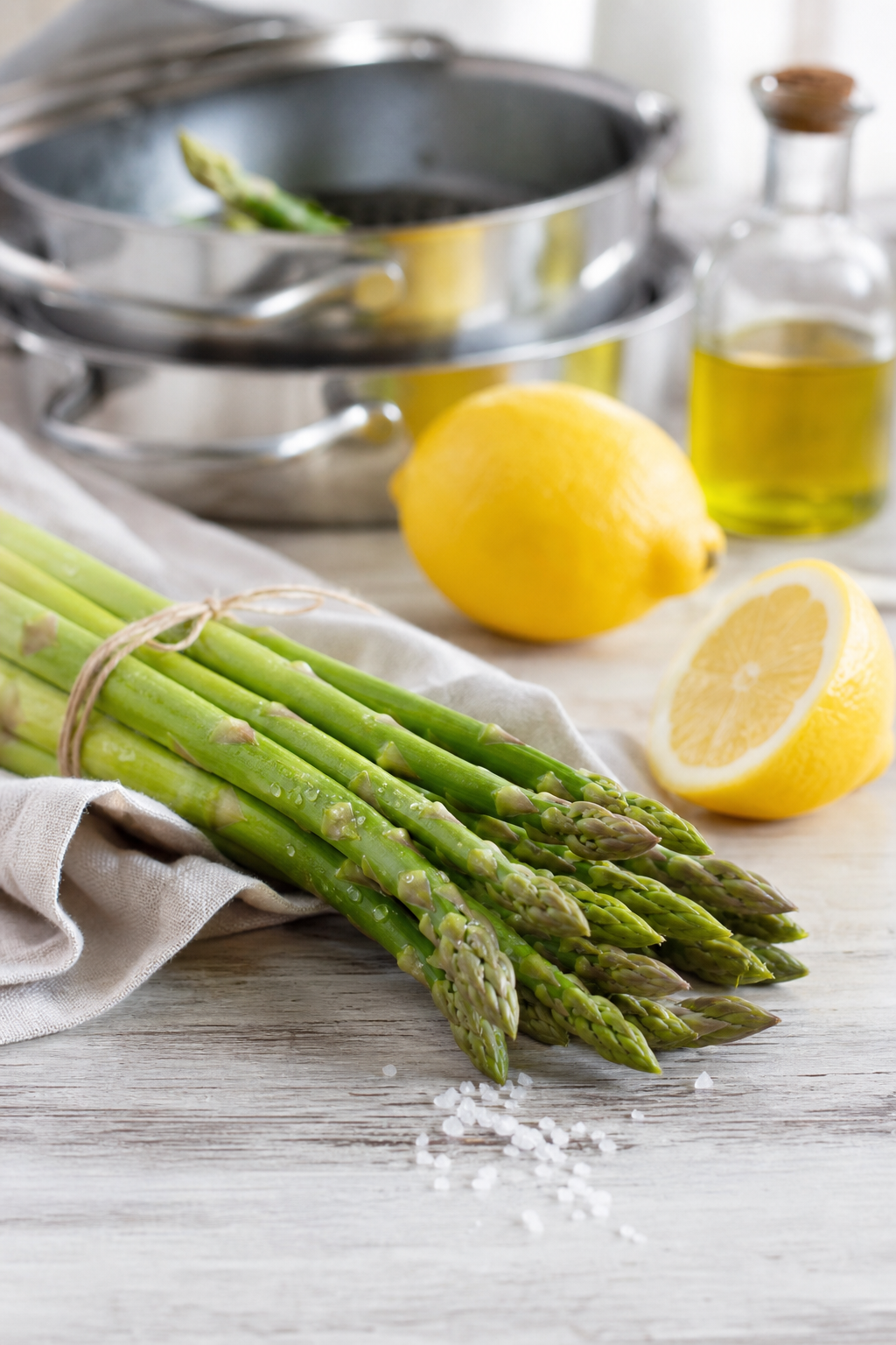 Temps cuisson asperges vertes : le guide simple pour les garder fermes