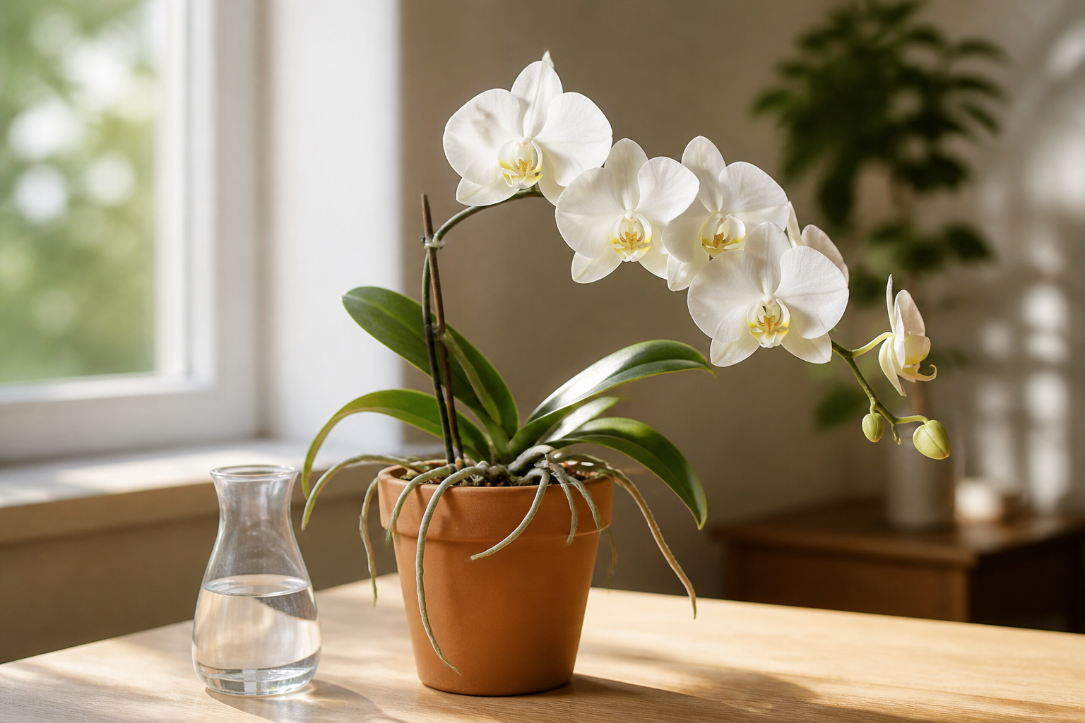 Arroser une orchidée : fréquence, méthode et erreurs à éviter