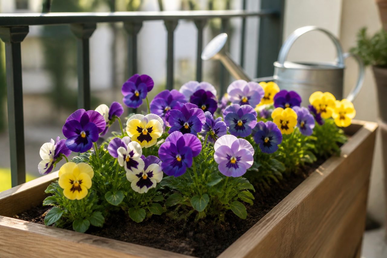 Pensées : planter, arroser et garder des fleurs plusieurs mois