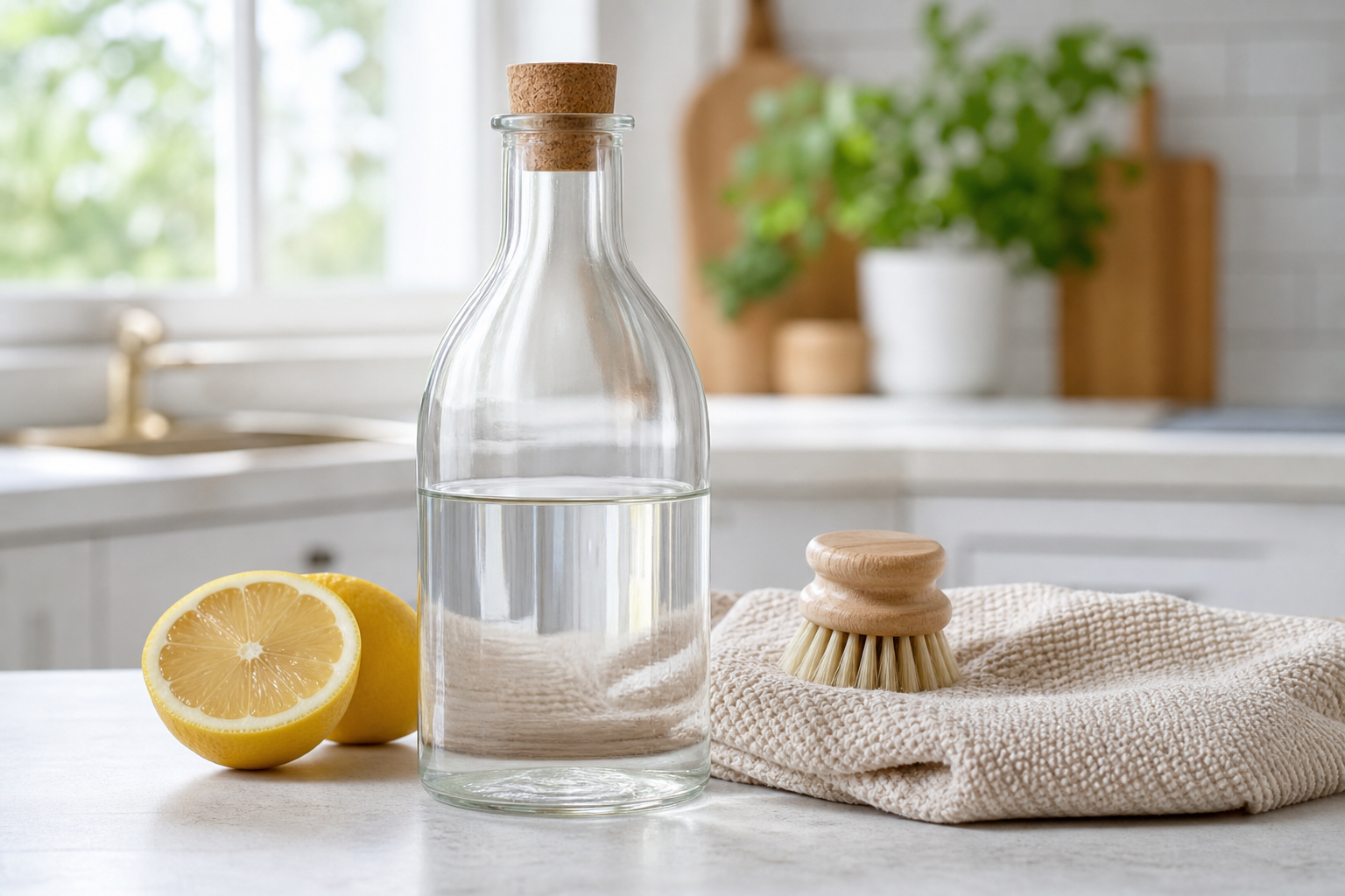 Vinaigre blanc ménager : les bons usages pour une maison propre sans excès